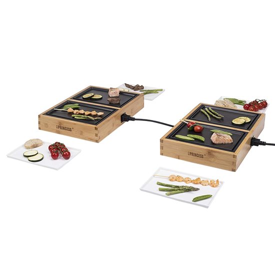 Electric hotplate with separate units, 840 W, Dinner4All Pure - Princess
