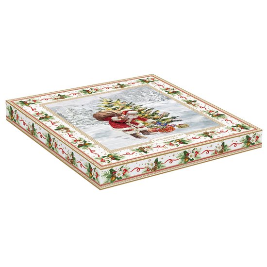 Πιατέλα κέικ με σπάτουλα, 32 εκ. "Christmas Time" - Nuova R2S