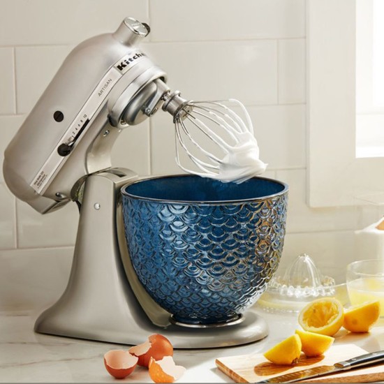 Ceramic bowl, 4.7L, Mermaid Lace, Blue - KitchenAid