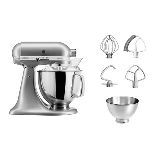 "Artisan" Mixer, 4,8L, malli 175, "Contour Silver" väri - KitchenAid merkki