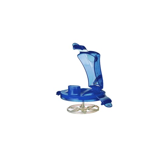 Shaker magħmul mill-ħġieġ, 450 ml, blu - Glasslock