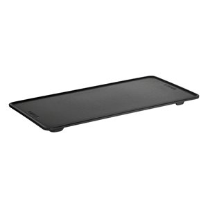 Cast iron serving platter, 30 x 15 cm, Black - Staub 