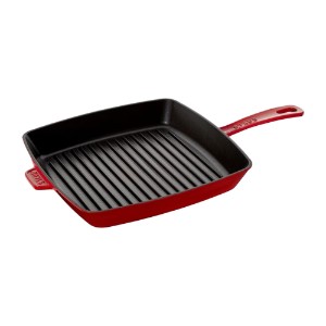 Square grill-type pan, cast iron, 30 cm, "Cherry" - Staub