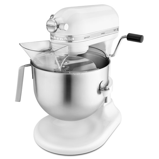 Стојећи миксер са подизањем посуде, 6,9 Л, Professional Heavy Duty, White - KitchenAid