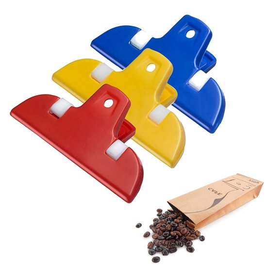 Lot de 3 Mini clips pour sacs utilisés pour l'emballage - Westmark