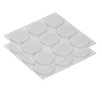 Set of 18 self-adhesive round slabs for furniture protection, felt - Westmark