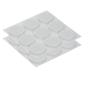 Set of 18 round furniture pads, felt - Westmark