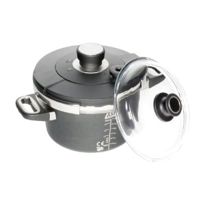 Pressure cooker, aluminum, 22 cm / 2.5 L, induction - AMT Gastroguss