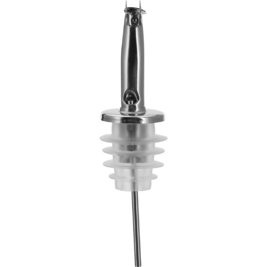 Set of 2 free flow bottle pourer spouts, with flap, "Inox Gastro"- Westmark