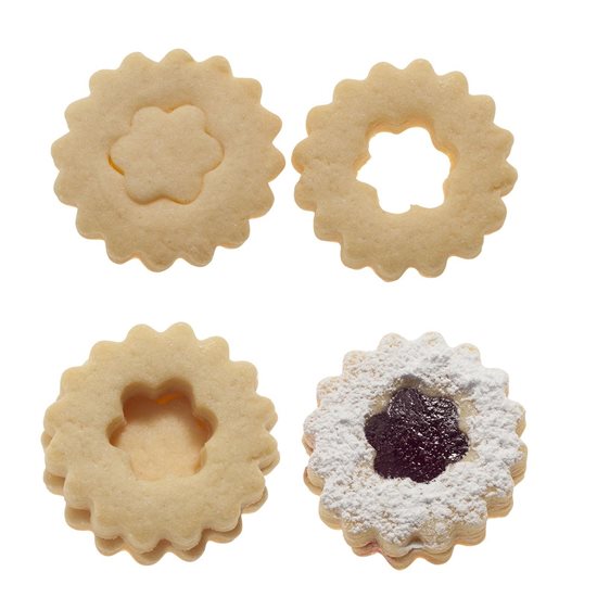 Flower-shaped Linzer biscuit cutter, 5 cm - Westmark 