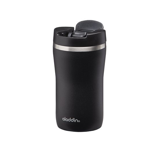 Stainless steel Cafe Thermavac thermo-insulating mug, 250 ml, Lava Black - Aladdin 