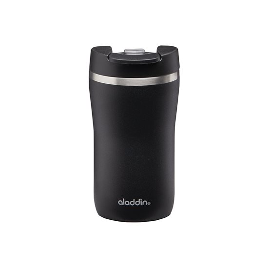 Stainless steel Cafe Thermavac thermo-insulating mug, 250 ml, Lava Black - Aladdin 