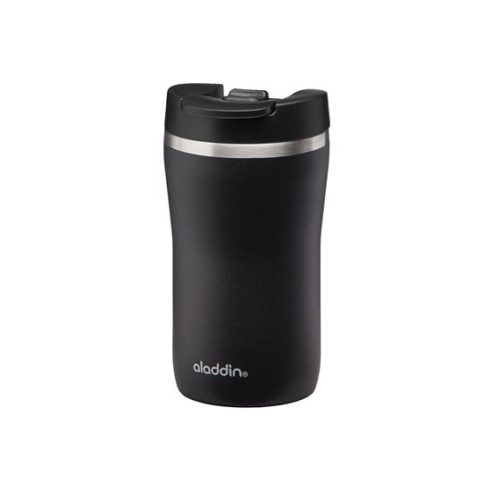 Stainless steel Cafe Thermavac thermo-insulating mug, 250 ml, Lava Black - Aladdin 