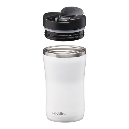 Stainless steel Cafe Thermavac thermo-insulating mug, 250 ml, Snowflake White - Aladdin 