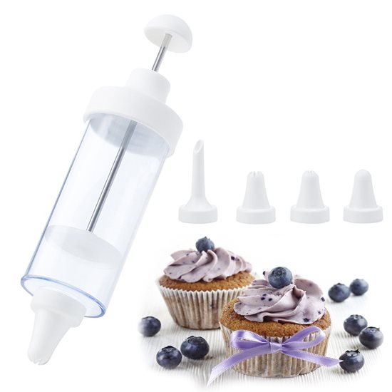 Werkzeug zum Dekorieren von Desserts mit 5 Düsen, 180 ml - Westmark 