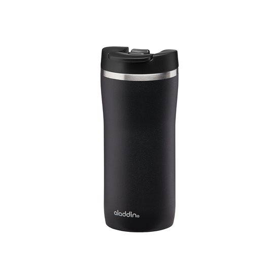 Stainless steel Mocca Thermavac thermo-insulating mug, 350 ml, Lava Black - Aladdin 