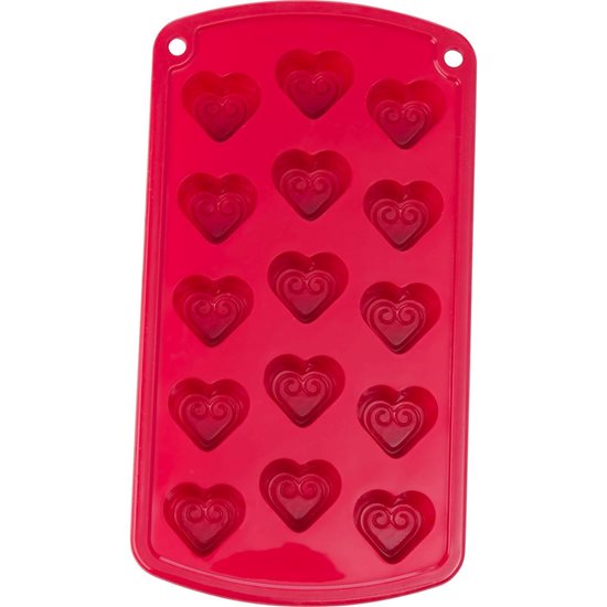 Silicone mould for 15 candies, heart-shaped - Westmark