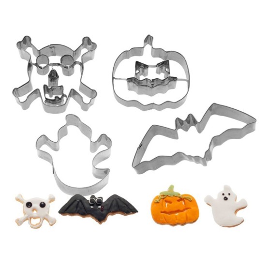 4 Halloween küpsisevormi komplekt - Westmark