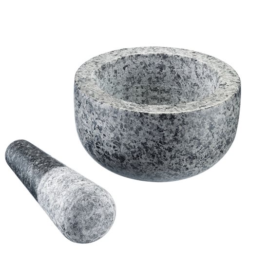 Mortel med mortelstöt, av granit, 13 cm - Westmark