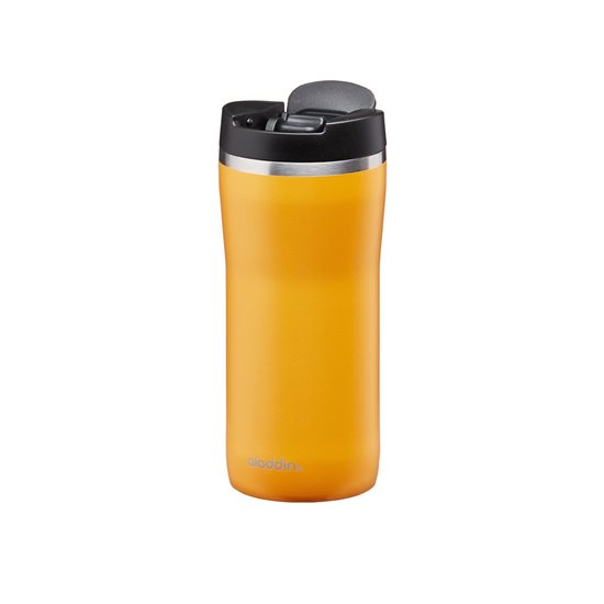 Stainless steel Mocca Thermavac thermo-insulating mug, 350 ml, Sun Yellow - Aladdin 