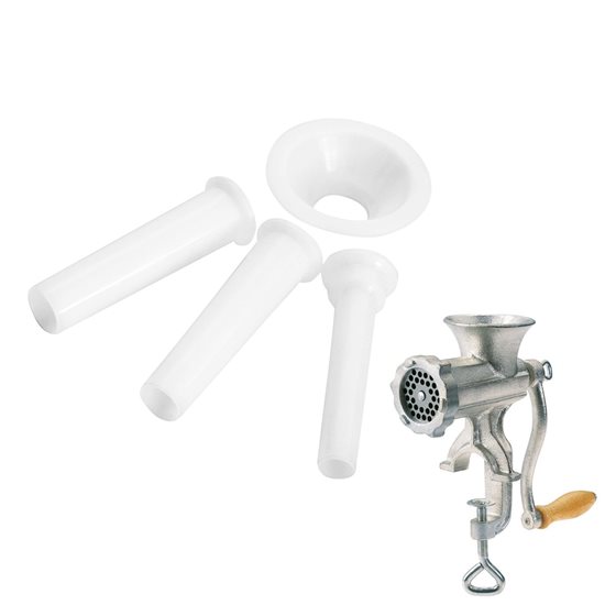 Set of 4 sausage accessories, M8 meat grinder - Westmark