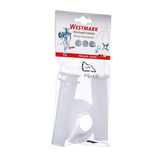 Set of 4 sausage accessories, M8 meat grinder - Westmark