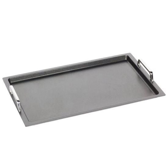 Plateau pour steak, aluminium, avec poignées, 53 × 33 cm GN 1/1 – AMT Gastroguss