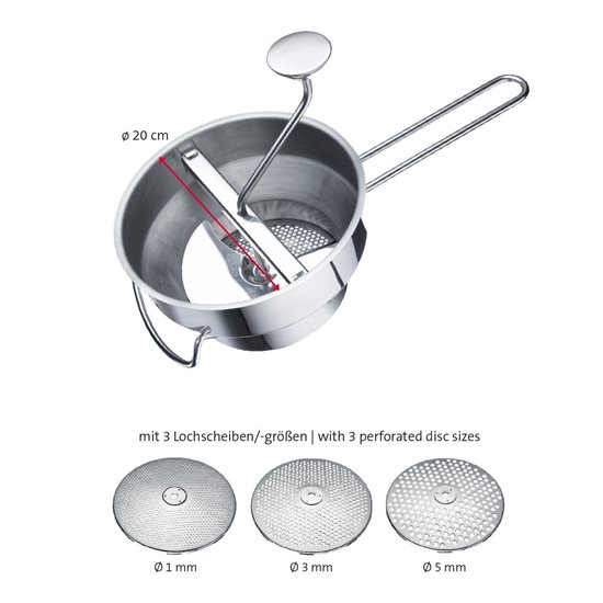 Dispositivo para mashing, 42 cm, aço inoxidável - Westmark