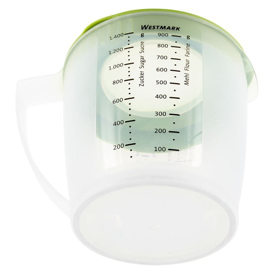 Graded mug for mixer, 1400 ml, Green - Westmark