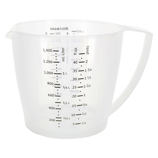 Graded mug for mixer, 1400 ml, Green - Westmark