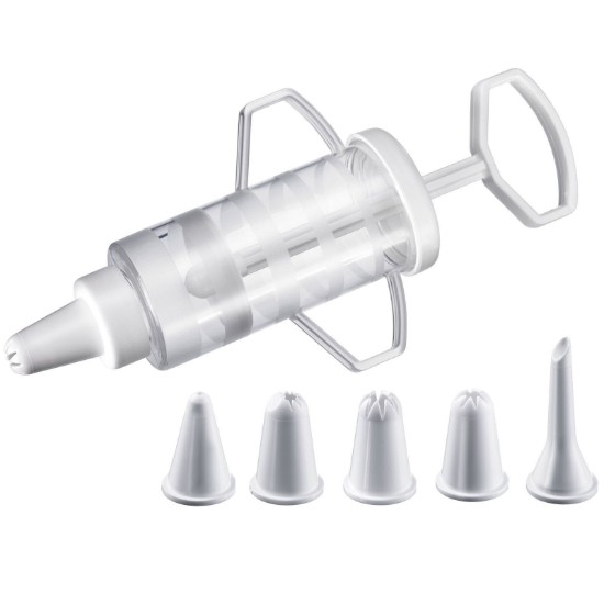 Tool for decorating desserts with 5 nozzles, 100 ml - Westmark 