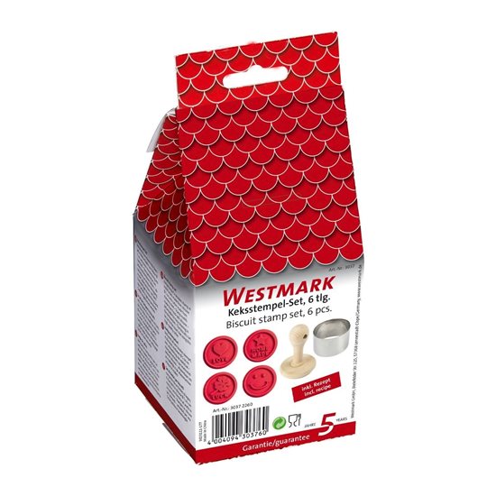 Ensemble 6 pièces pour la décoration de biscuits - Westmark