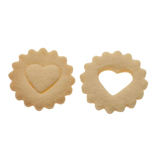 Heart-shaped Linzer biscuit cutter, 5 cm - Westmark 