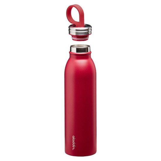 "Chilled Thermavac" stainless steel bottle 550 ml, Cherry Red - Aladdin