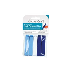 Set of 5 plastic sealing clips - by Kitchen Craft