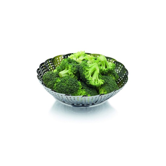 Regulējams grozs gatavošanai ar tvaiku, 23 cm, nerūsējošais tērauds - Kitchen Craft