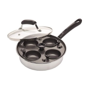 Bratpfanne für Eier Benedict, mit Deckel, 21 cm - Kitchen Craft