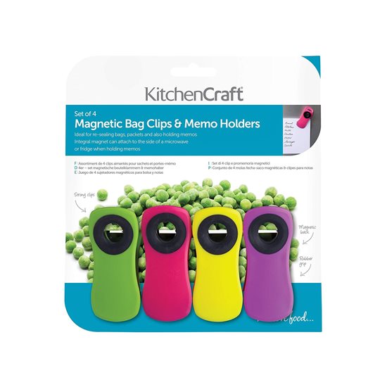 Set of Memo Magnetic Clips – by Kitchen Craft