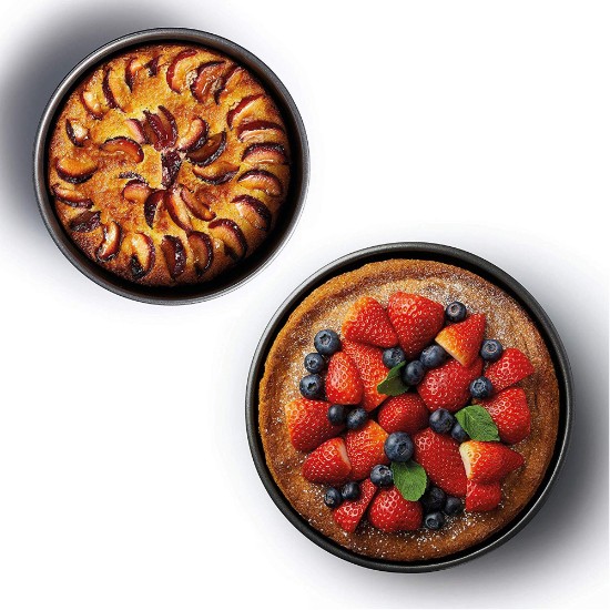 Комплект от 2 кръгли форми за печене на кекс, стомана - Kitchen Craft