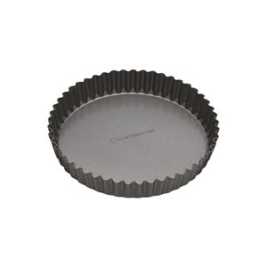 Round mould for baking tarts, 20 cm, carbon steel - by Kitchen Craft