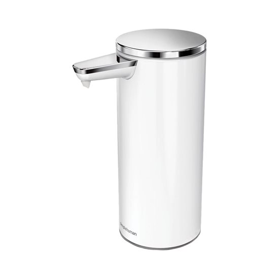 Dispensador com sensor, para sabonete líquido, 266 ml, aço inoxidável branco - marca "simplehuman"