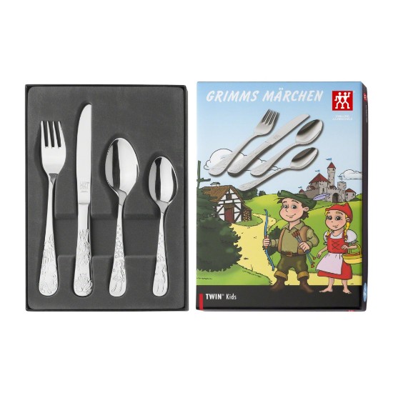 Kids' cutlery set, 4 pieces, <<Grimm's Märchen>> - Zwilling