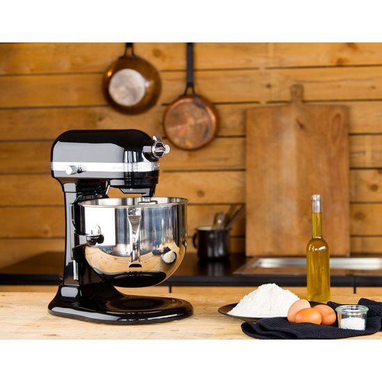 Kухненски миксер, Artisan, модел 7580, 6.9L, Onyx Black - KitchenAid