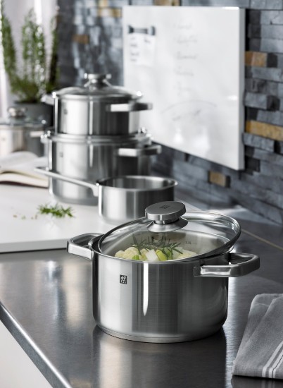 5-piece stainless steel cooking pot set, "Joy" - Zwilling