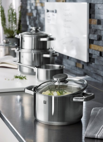 Set di pentole da cucina in acciaio inox, 5 pezzi, "Joy" - Zwilling