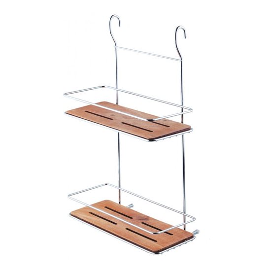 2 līmeņu garšvielu plaukts, 12 x 30 x 45 cm - Tekno-tel