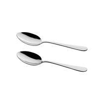 Set of 2 "Windsor" serving spoons, stainless steel - Grunwerg