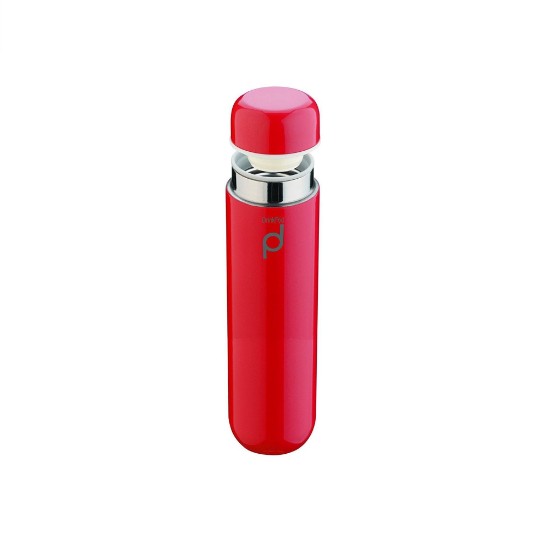 Flacon thermo-isolant « DrinkPod » en acier inoxydable, 300 ml, Rouge - Grunwerg
