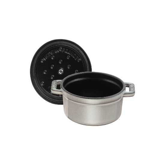 Borma tat-tisjir mini-Cocotte, ħadid fondut, 10cm/0.25L, Graphite Grey - Staub