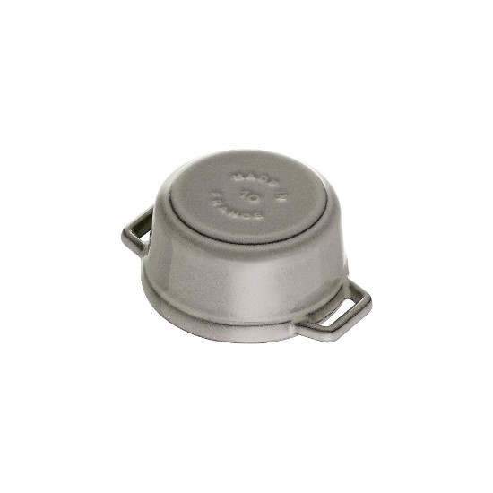 Кастрюля Mini-Cocotte, чугун, 10см/0,25 л, Graphite Grey - Staub